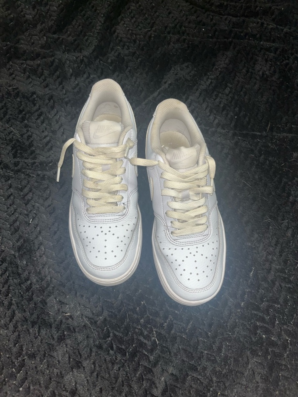 Nike court vision whisper gum Cream Laces